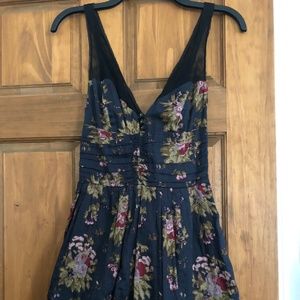 Mesh and Flower Free People Dress